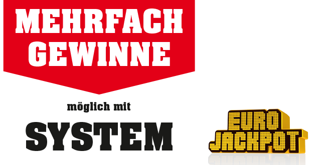 Mehrfach Gewinne beim Eurojackpot Systemspiel.